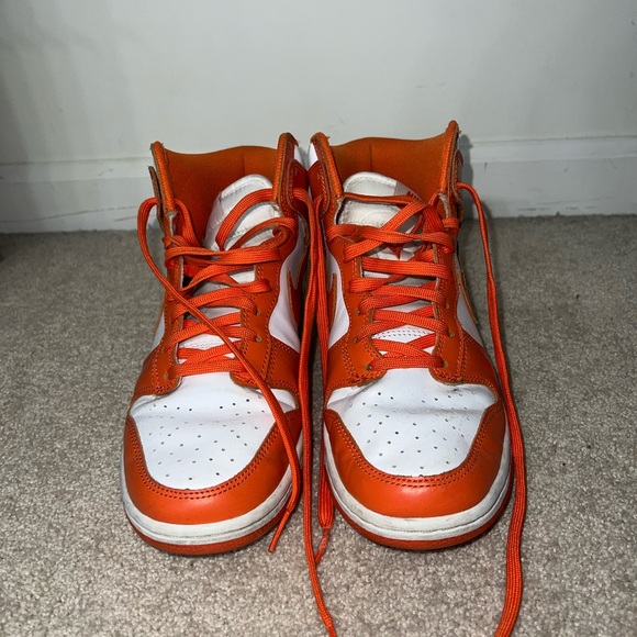 Nike Shoes - Nike Orange and White Sneakers